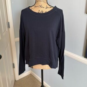 PJ Harlow Izzy sweatshirt in Navy